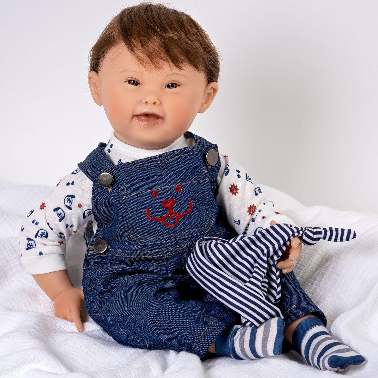 Paradise Galleries Down Syndrome Reborn Baby Doll Noah 21 inch