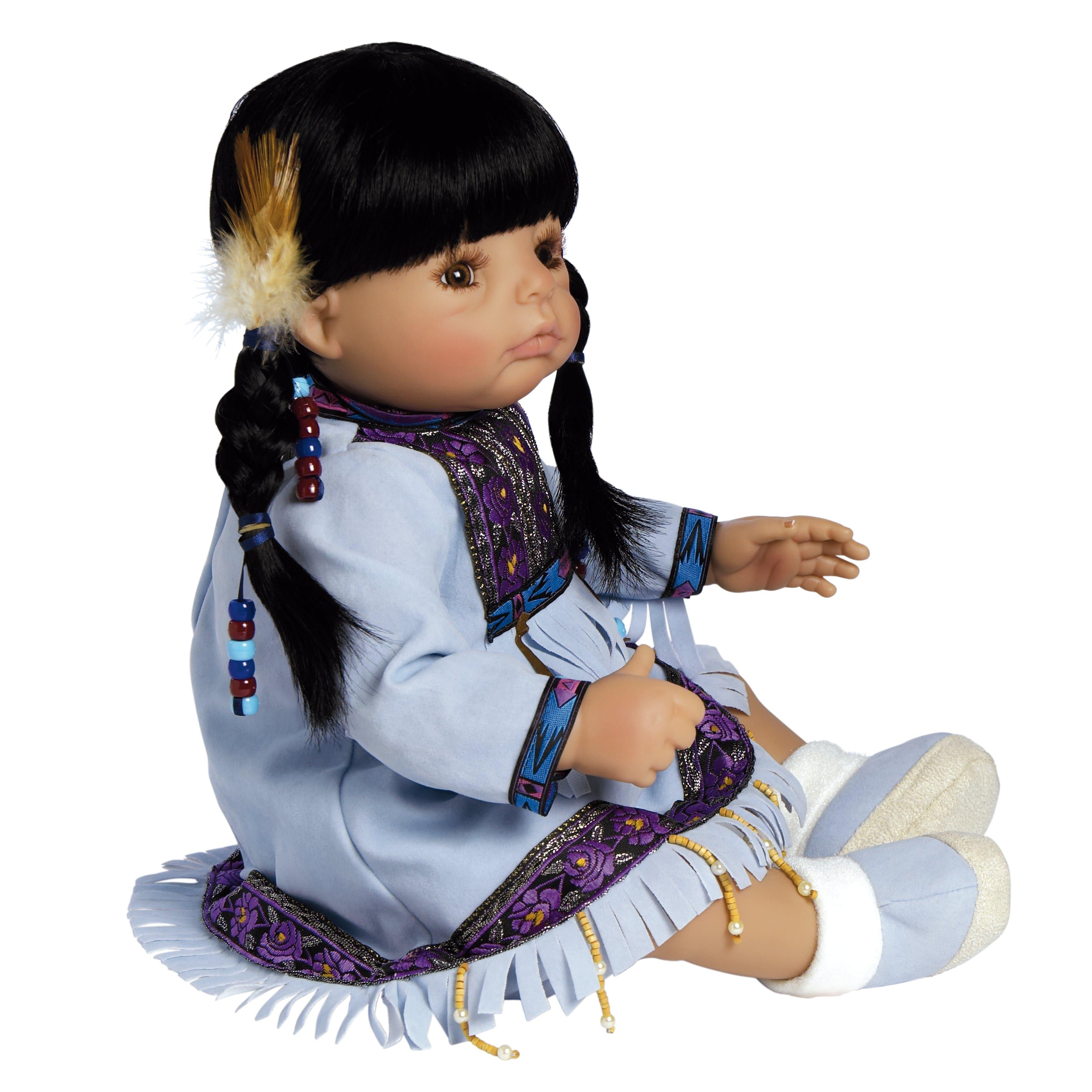 Native American Doll, Dream Catcher, 20 inch GentleTouch Vinyl, Paradise Galleries Reborn