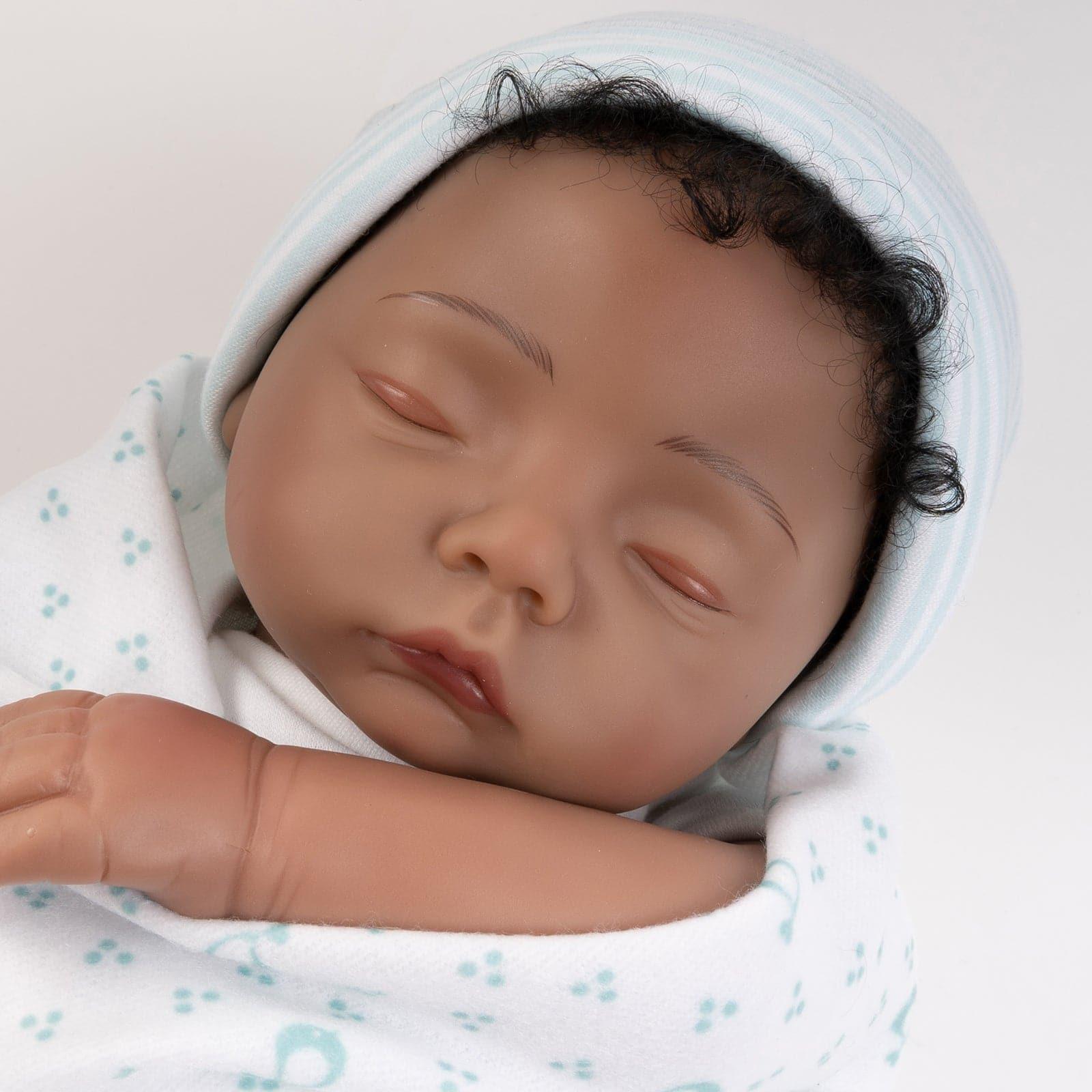 Paradise Galleries Newborn Black Doll - Forever Yours Angel, Age 3+