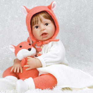 Reborn Like Realistic Girl Baby Doll Fox Trot, 22 inch Baby Doll by Paradise Galleries