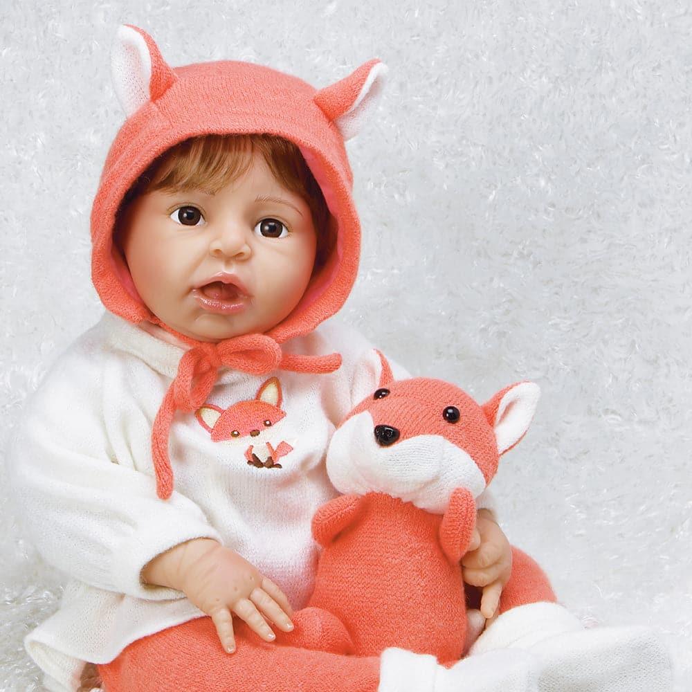 Reborn Like Realistic Girl Baby Doll Fox Trot, 22 inch Baby Doll by Paradise Galleries