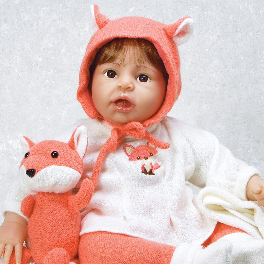 Reborn Like Realistic Girl Baby Doll Fox Trot, 22 inch Baby Doll by Paradise Galleries