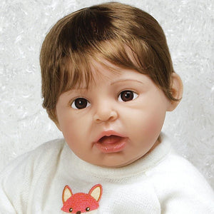 Reborn Like Realistic Girl Baby Doll Fox Trot, 22 inch Baby Doll by Paradise Galleries