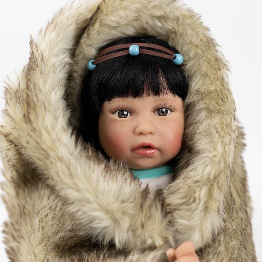 Paradise Galleries 18 inch Native American Reborn Doll Free Spirit