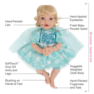 Realistic Toddler Doll - Frozen Princess, Paradise Galleries