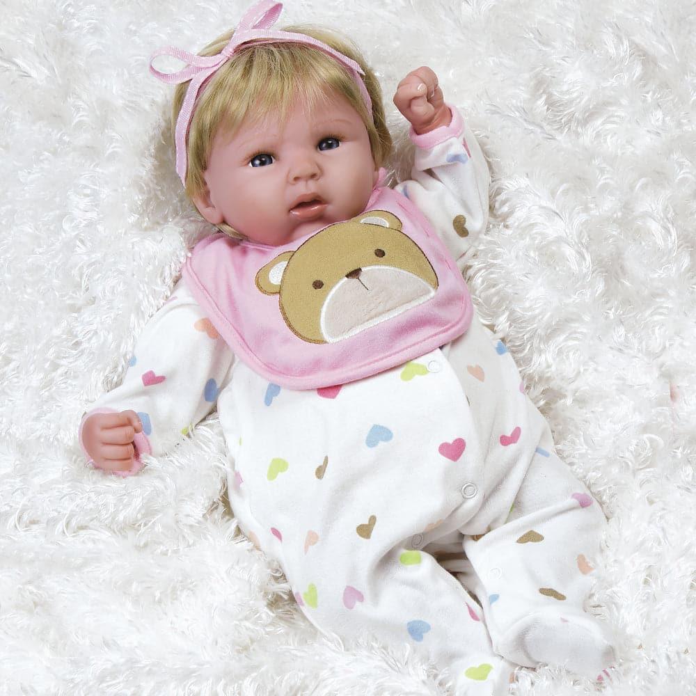 Lifelike & Realistic Baby Doll, Happy Teddy, for Kids Ages 3+