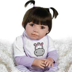 Collectible Realisic Toddler Baby Doll - Hippolina, 21 inch Soft Vinyl