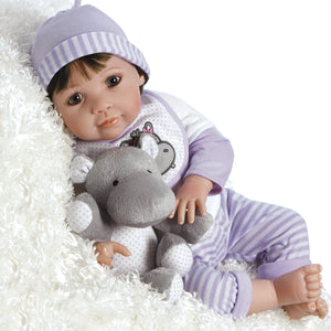 Collectible Realisic Toddler Baby Doll - Hippolina, 21 inch Soft Vinyl