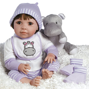 Collectible Realisic Toddler Baby Doll - Hippolina, 21 inch Soft Vinyl