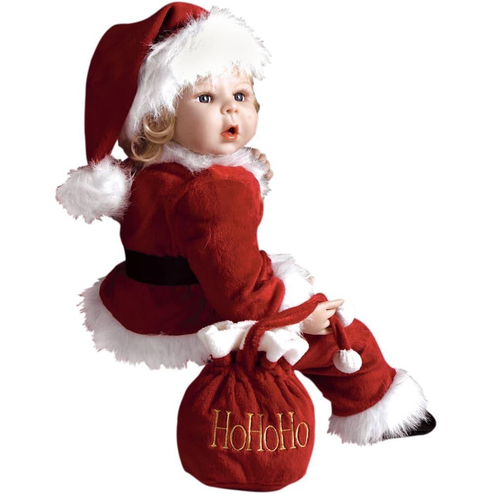 Realistic Santa Baby Doll, Ho-Ho-Ho, Great Christmas Gift and Christmas Decor