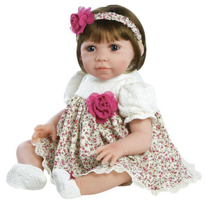 Realistic Toddler Baby Doll Holly, 20 inch GentleTouch Vinyl, Paradise Galleries Reborn