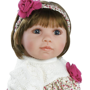 Realistic Toddler Baby Doll Holly, 20 inch GentleTouch Vinyl, Paradise Galleries Reborn