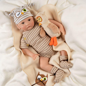 Paradise Galleries Real Life Baby Doll Hoot Hoot 15 Preemie Doll