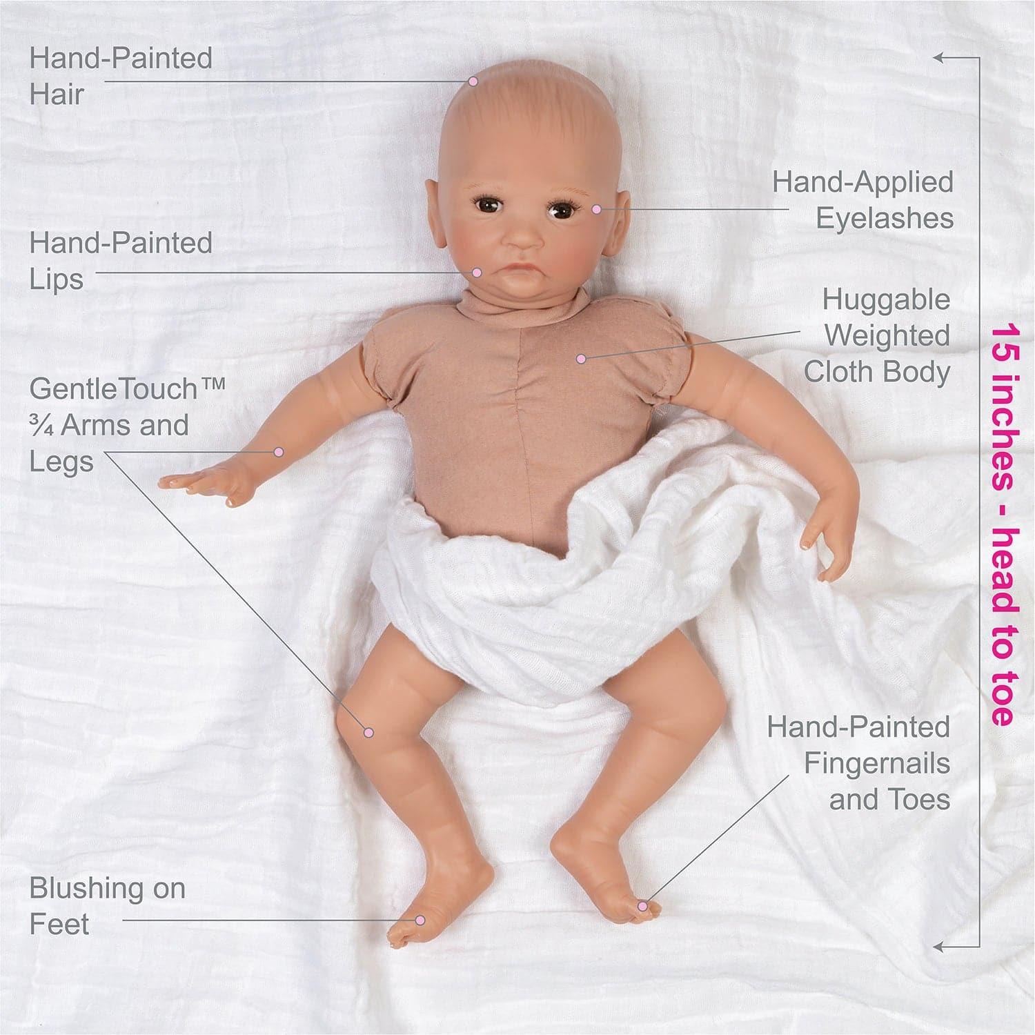 Hoot! Hoot! 15" Preemie Doll - Paradise Galleries