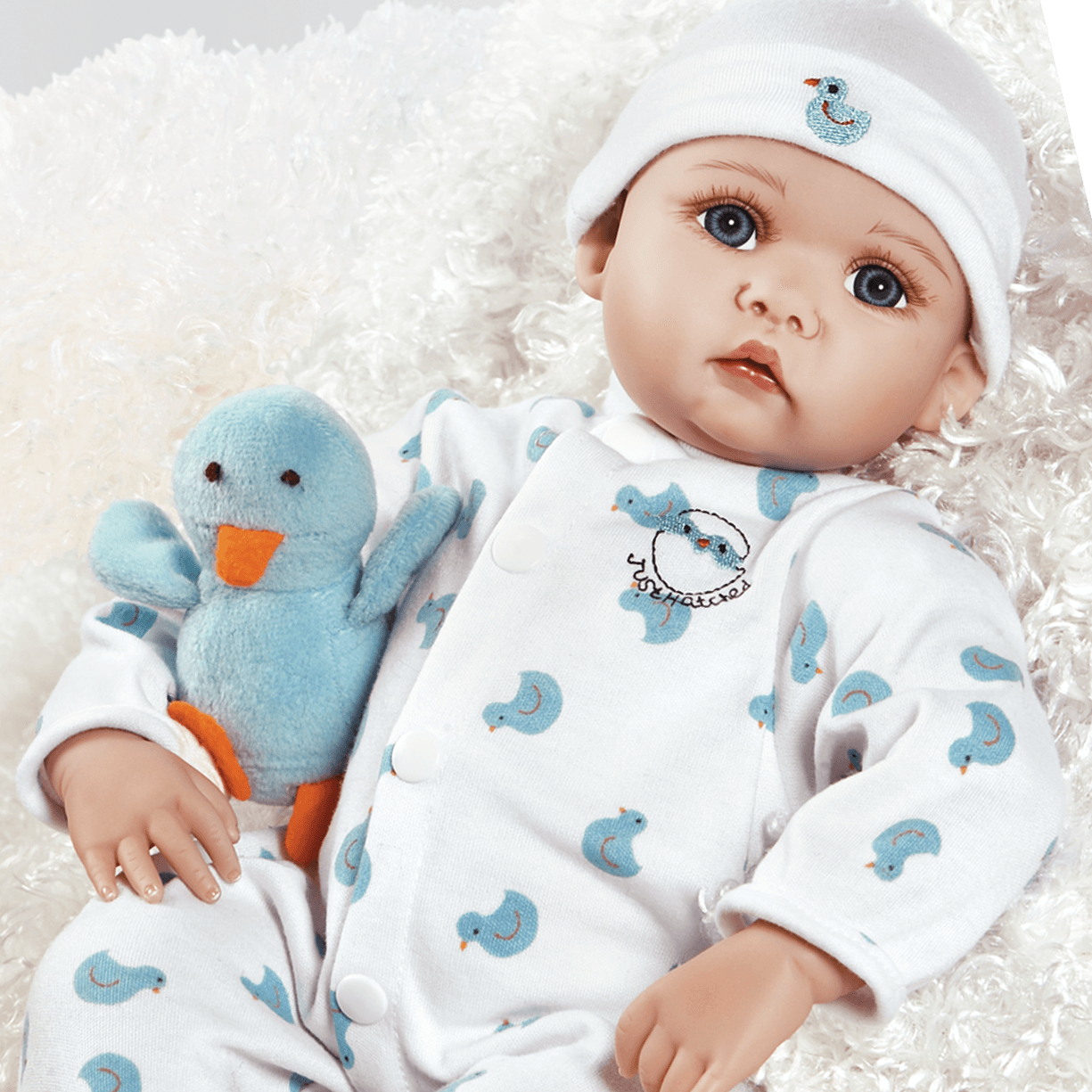 Newborn Baby Doll, Just Hatched, 18 inch Weighted Baby in Vinyl