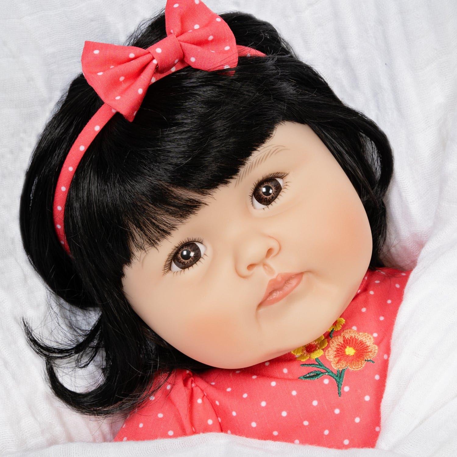 Paradise Galleries Asian Reborn Toddler Doll - Kayo Hana - 20 inches