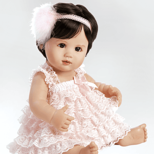 Collectible Doll, Real Looking Baby Doll, Ke'Alohi, 19-inch Doll in Full Vinyl