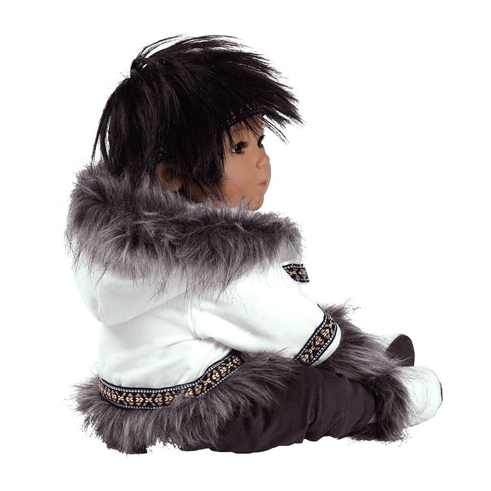 Realistic Eskimo Doll, Alaskan Baby Doll, Kodi, 20 inch GentleTouch Vinyl with Weighted Body