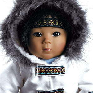 Realistic Eskimo Doll, Alaskan Baby Doll, Kodi, 20 inch GentleTouch Vinyl with Weighted Body