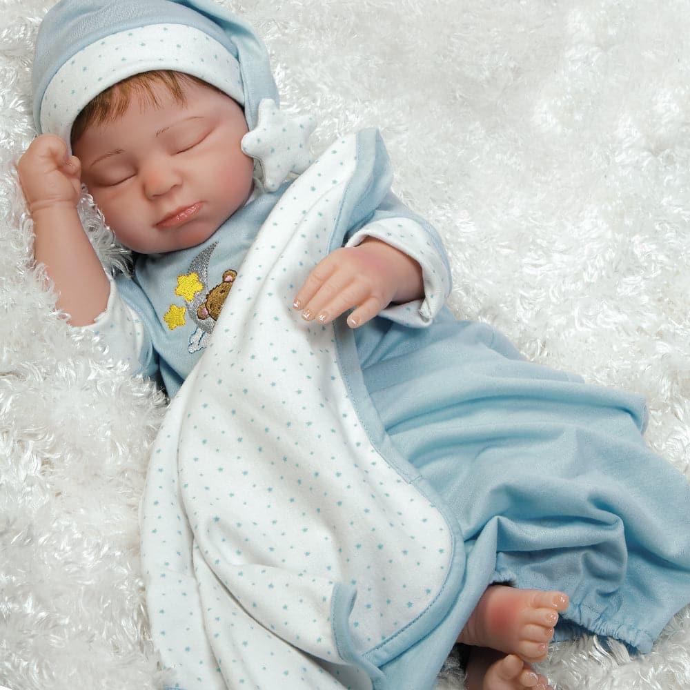 Realistic Infant Boy Doll, Lil Man In The Moon, Soft Vinyl, 21 inch Paradise Galleries Reborn