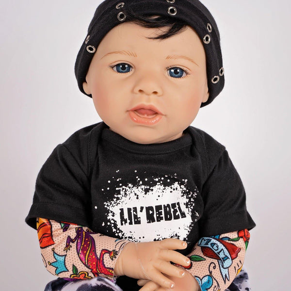 Bebe-reborn menino 23 Full body silicone reborn baby boy dolls