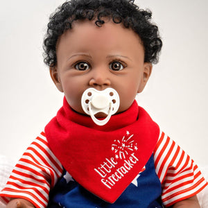 Paradise Galleries African American Reborn Toddler - 21 inch Little Firecracker