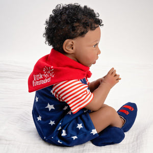 Paradise Galleries African American Reborn Toddler - 21 inch Little Firecracker