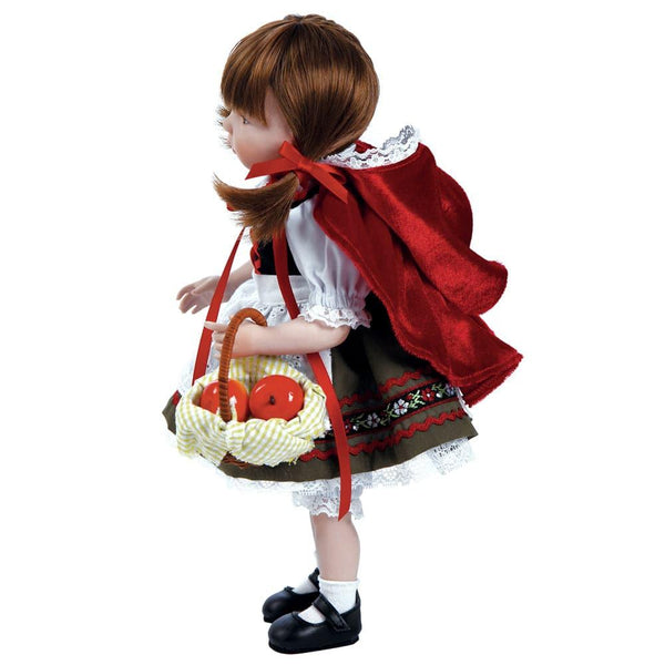 Paradise Galleries Porcelain Doll 12 inch Little Red Riding Hood