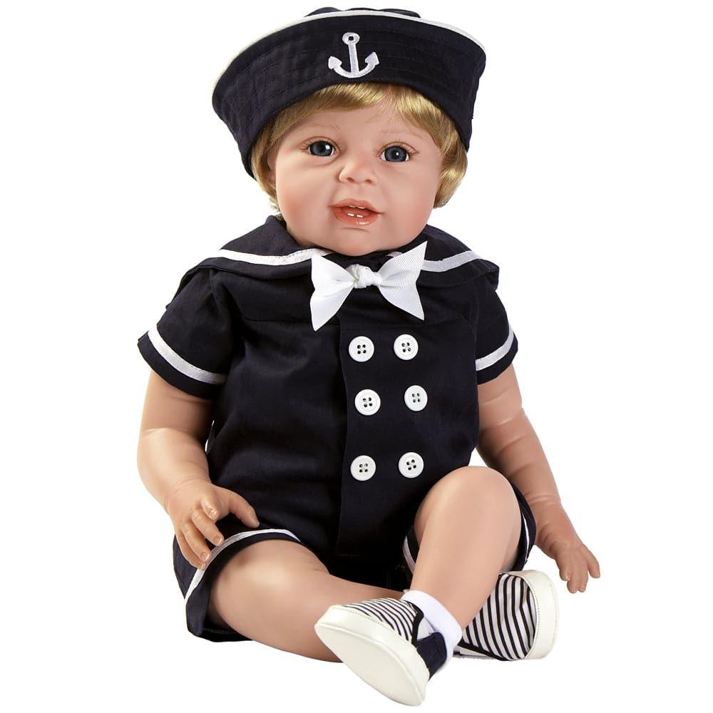 Realistic Boy Baby Doll Toddler - Little Skipper, 21 inch GentleTouch Vinyl