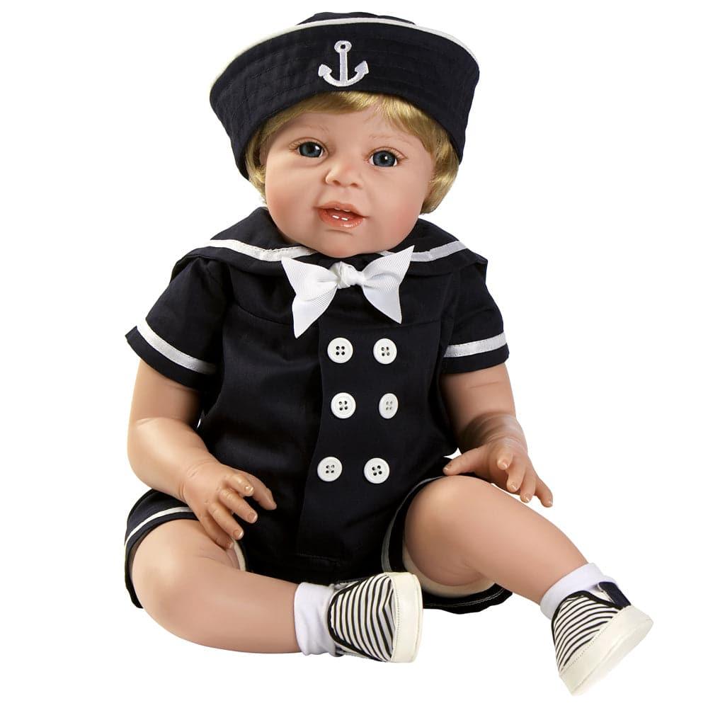 Realistic Boy Baby Doll Toddler - Little Skipper, 21 inch GentleTouch Vinyl