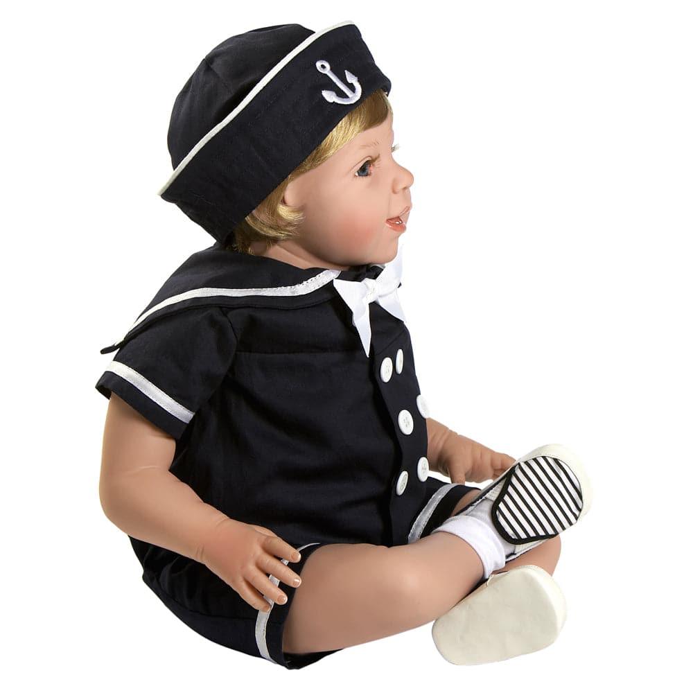 Realistic Boy Baby Doll Toddler - Little Skipper, 21 inch GentleTouch Vinyl