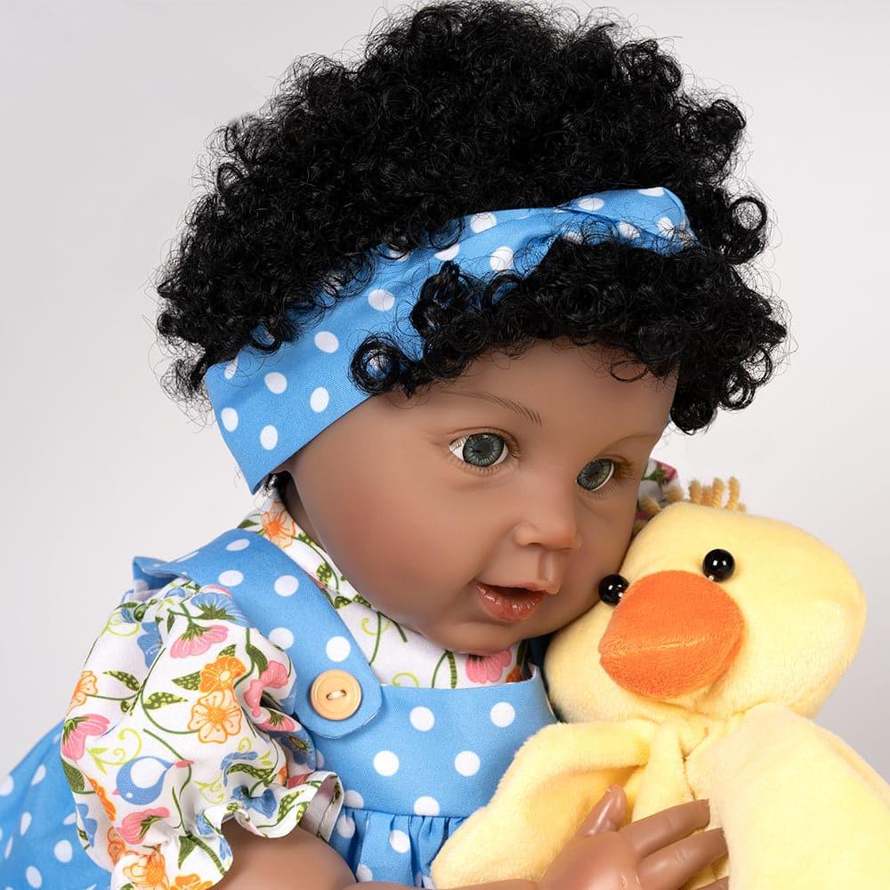 Paradise Galleries African American Reborn Baby Doll - Lucky Ducky