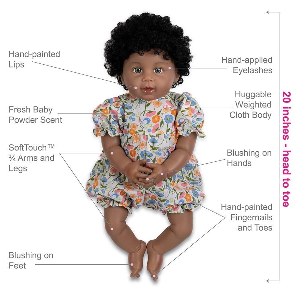 Paradise Galleries African American Reborn Baby Doll - Lucky Ducky