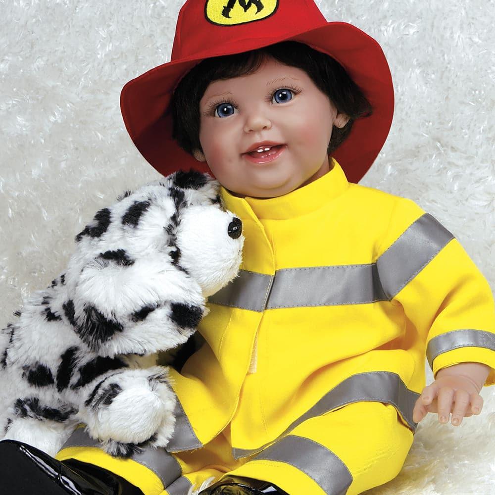 Realistic Toddler Boy Doll My Hero & Blaze, Soft Vinyl, 18 inch Weighted Toddler Doll, Paradise Galleries Reborn