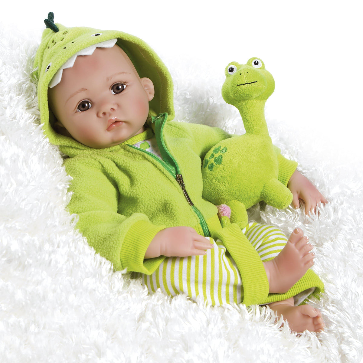 Lifelike Newborn Boy Baby Doll, My Little Dino Rex, Soft Vinyl, 18 inch Paradise Galleries Reborn