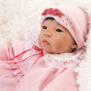 Real Born Asian Baby Doll Girl Nischi, Chinese Baby Doll, 21 inch Paradise Galleries Reborn