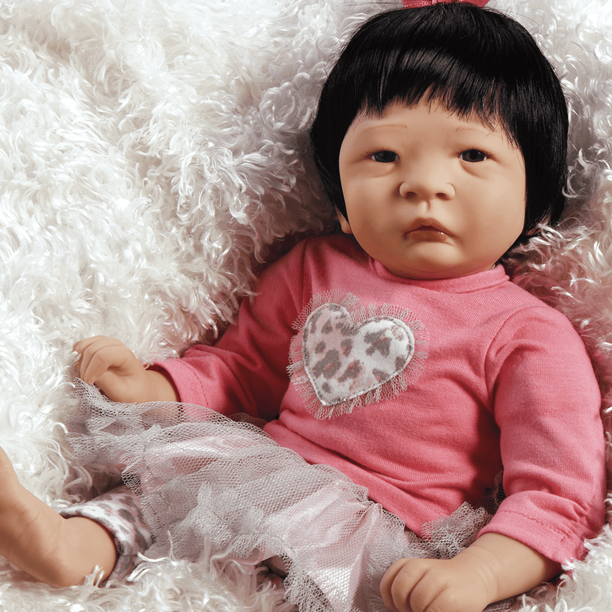 Asian Baby Doll, Nischi's Little Sister, 17 inch Vinyl, Weighted Body