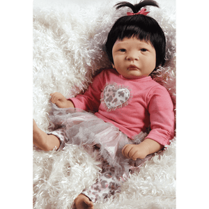 Asian Baby Doll, Nischi's Little Sister, 17 inch Vinyl, Weighted Body