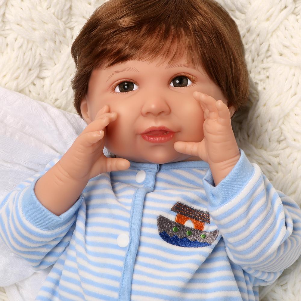 Realistic Toddler Boy Baby Doll - 20" Noah's Ark - Paradise Galleries