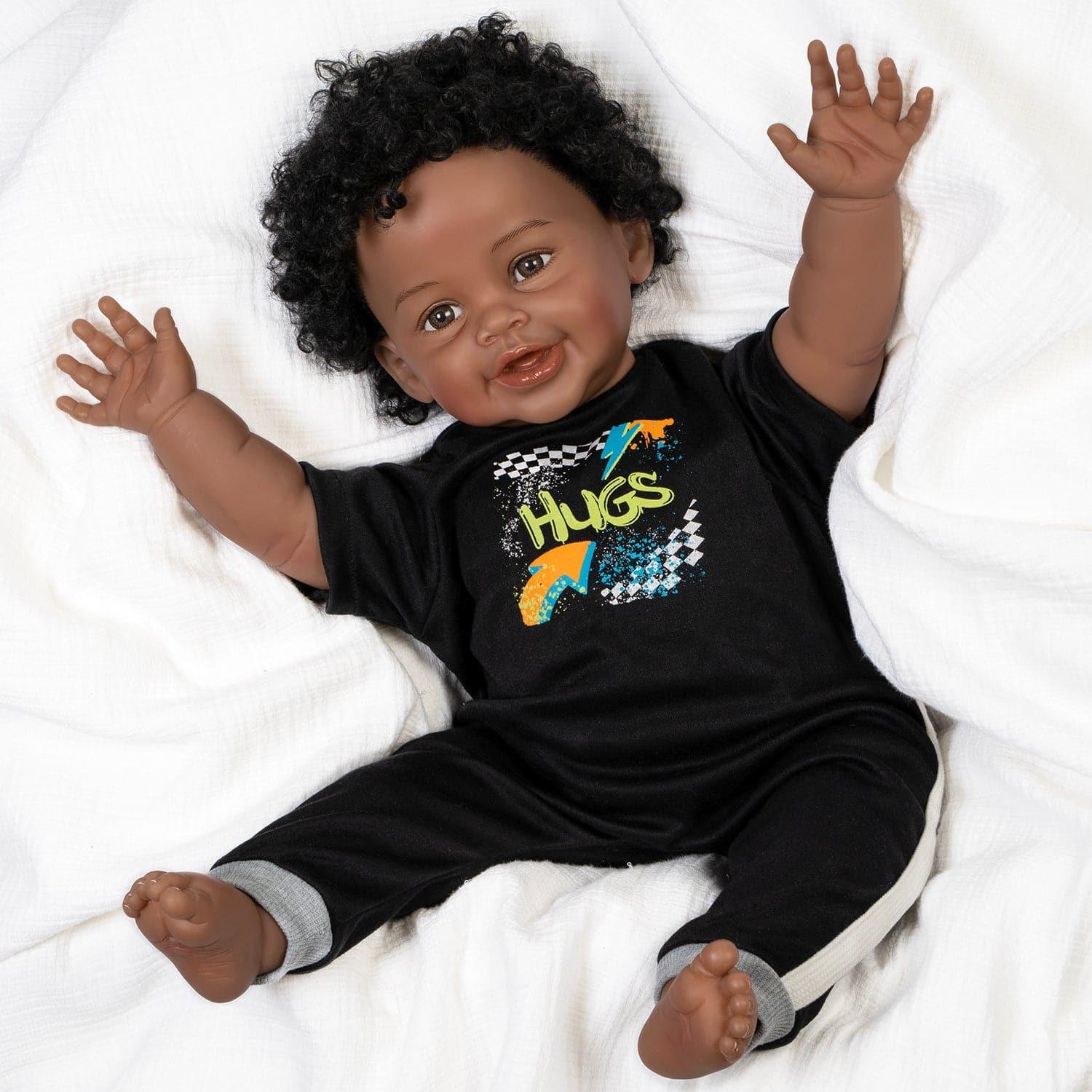 Paradise Galleries African Black Baby Doll - OH BABY! - 22 inches