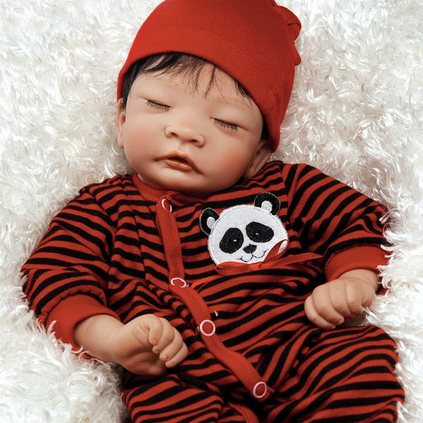 Paradise Galleries Asian Reborn Baby Doll Panda Twins Set