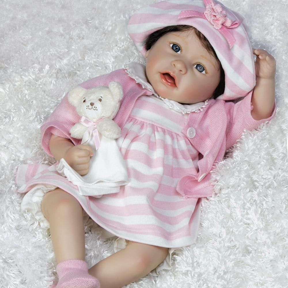 Lifelike GentleTouch Vinyl Toddler Doll - Penelope, 21 inch, Paradise Galleries Reborn