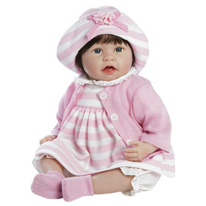 Lifelike GentleTouch Vinyl Toddler Doll - Penelope, 21 inch, Paradise Galleries Reborn