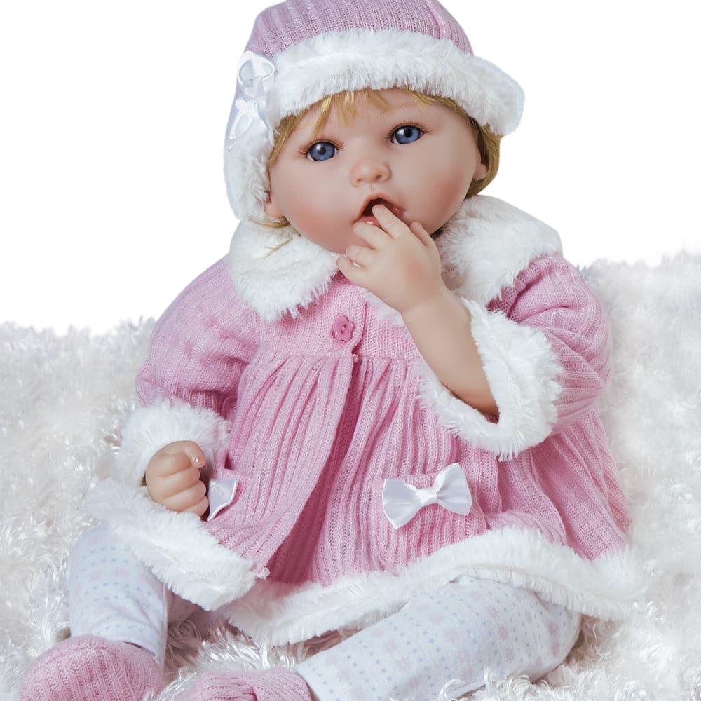 Real Looking Girl Baby Doll, Silicone Vinyl, Penguin Baby, Paradise Galleries Reborn