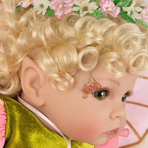 Petal Pixie - Reborn Fairy Baby Doll - 16 inches - Paradise Galleries