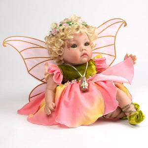 Petal Pixie - Reborn Fairy Baby Doll - 16 inches - Paradise Galleries