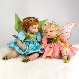 Petal Pixie - Reborn Fairy Baby Doll - 16 inches - Paradise Galleries