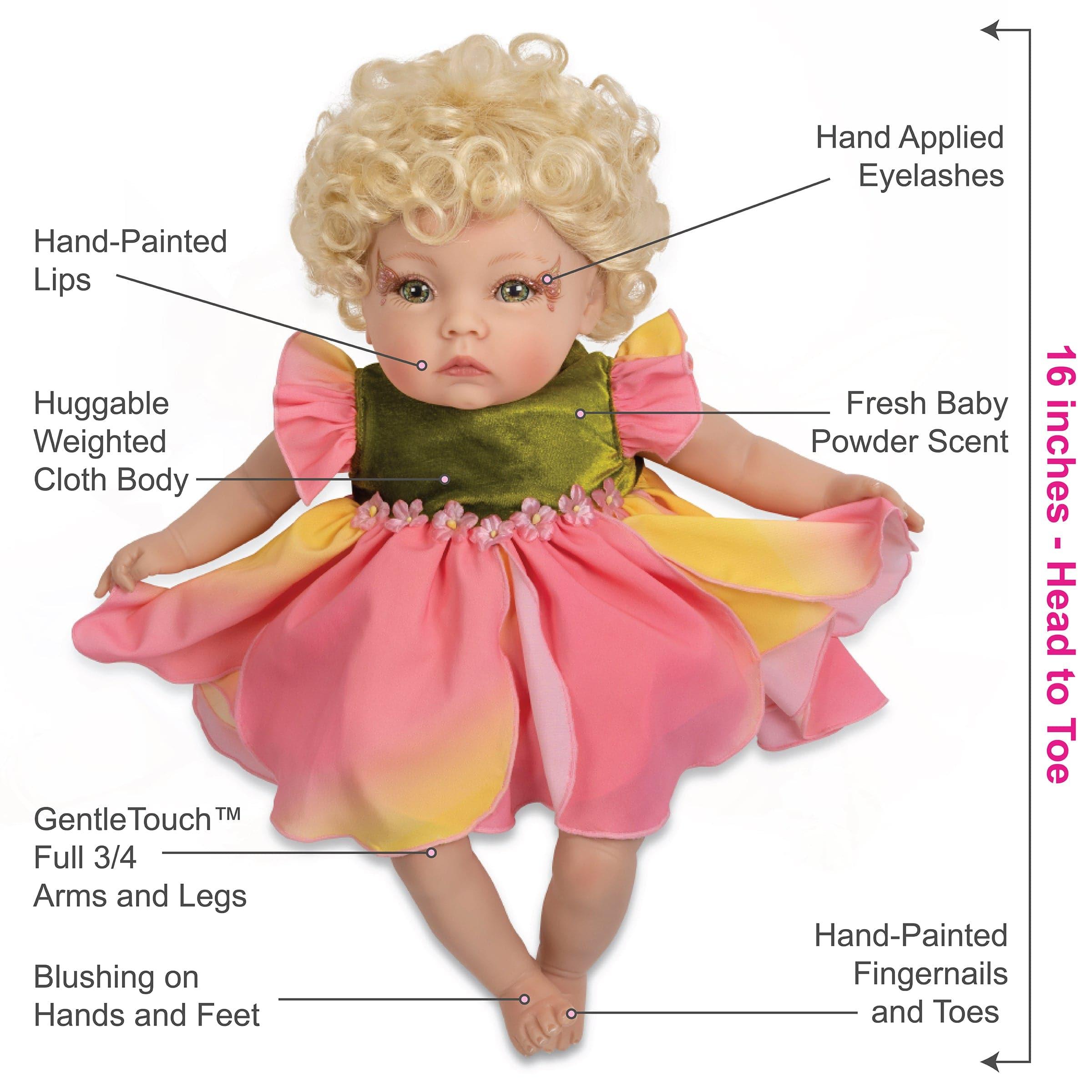 Paradise Galleries Fairy Baby Doll That Looks Real - Petal Pixie