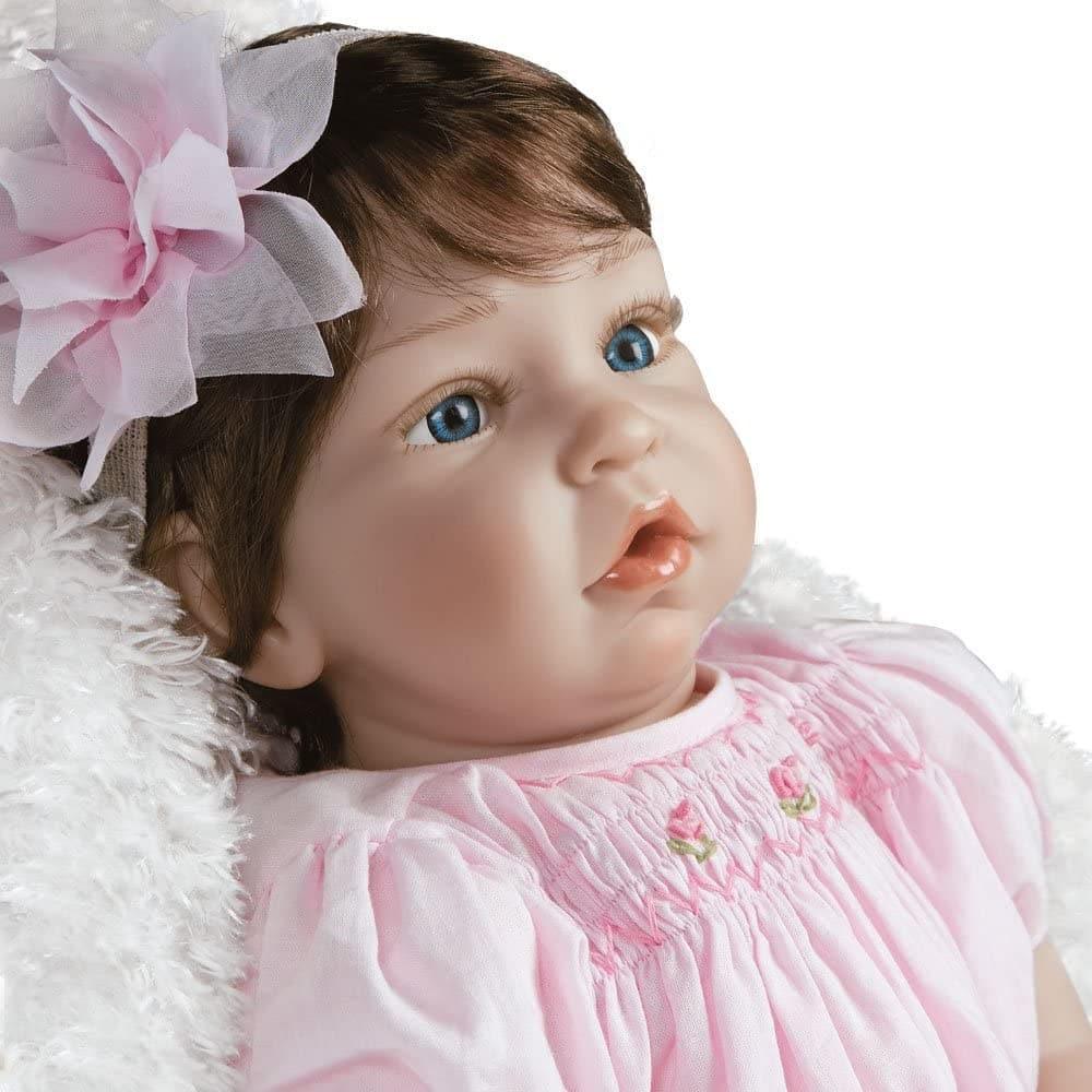 Paradise Galleries Silicone Toddler Doll Pretty in Pink, 20 inch