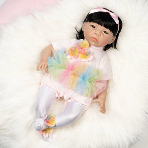 Boneca Bebê Reborn Poppy Asiática Paradise Galleries Real Life 50 cm -  Miami Outlet Importados